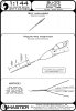 Master AM-144-024 Su-33 (Flanker D) Pitot tube (1:144)